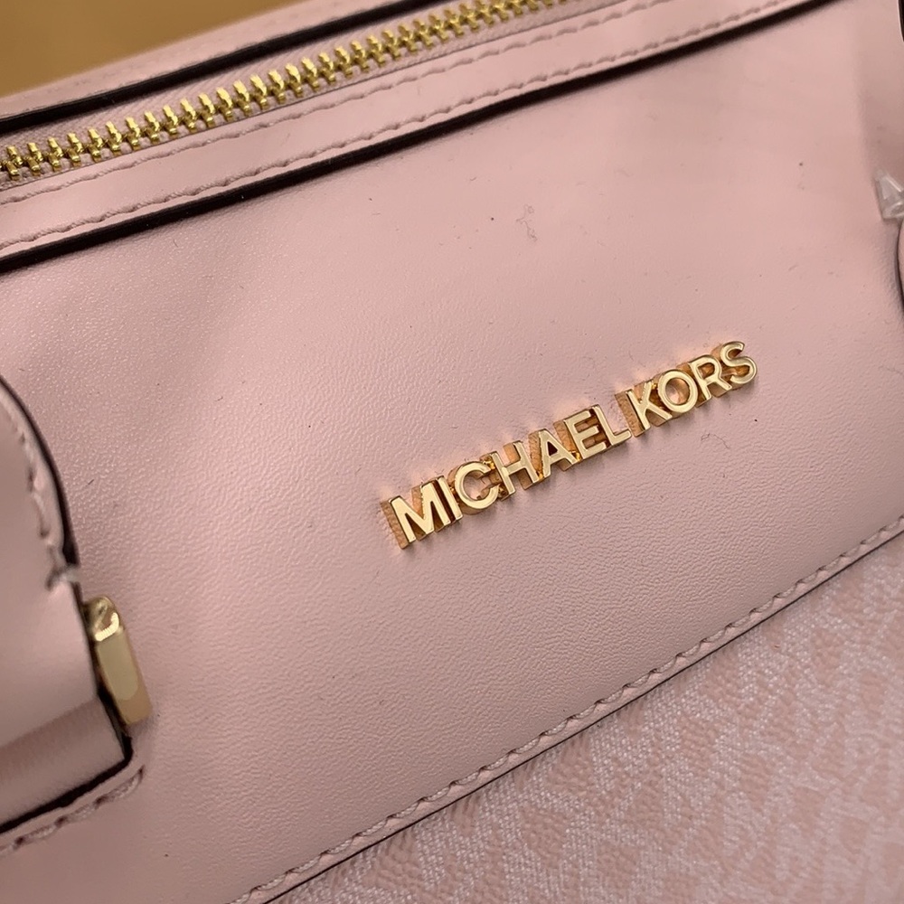 Michael Kors med Duffle Travel - Leather/Coated Light Powder Blush - Picture 14 of 16